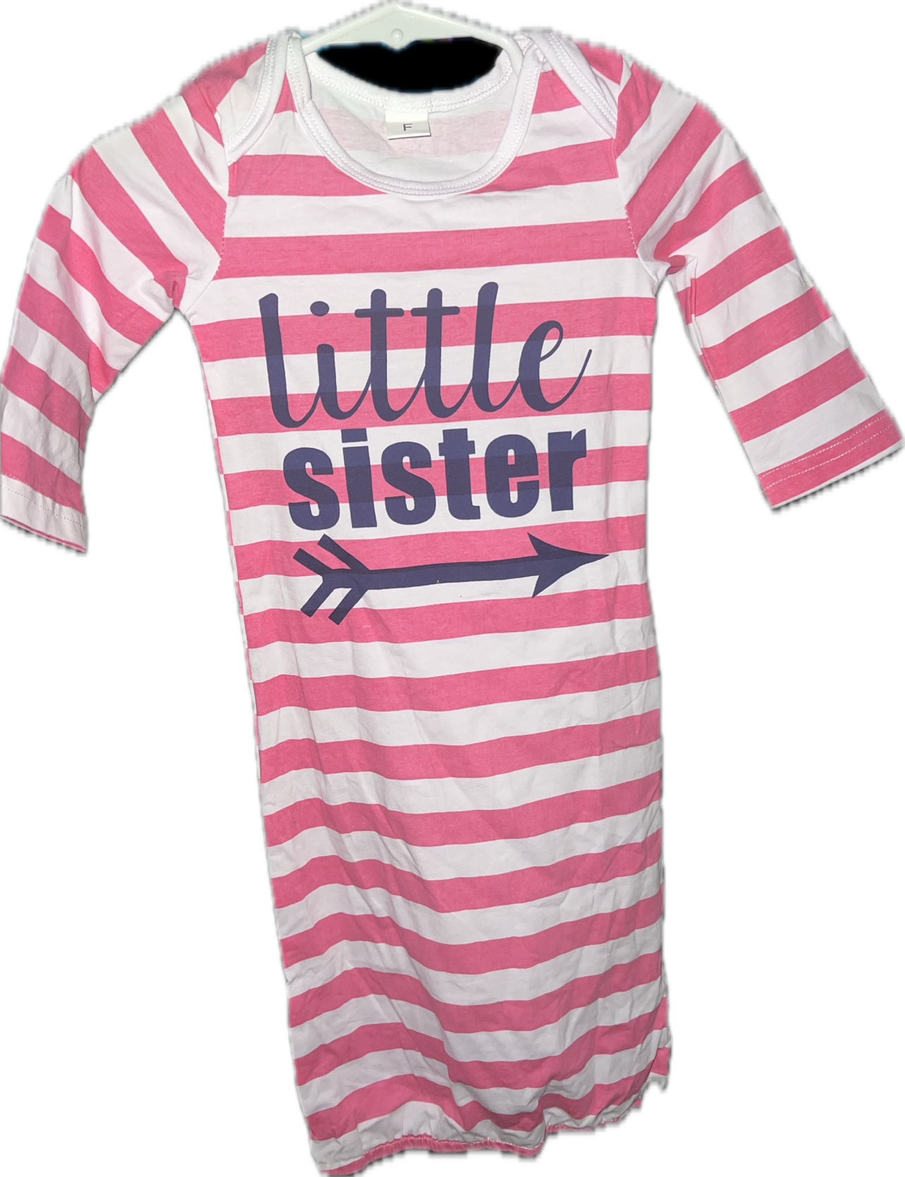 2-Pack Little Sister Striped Sleep Sacks 0-6m