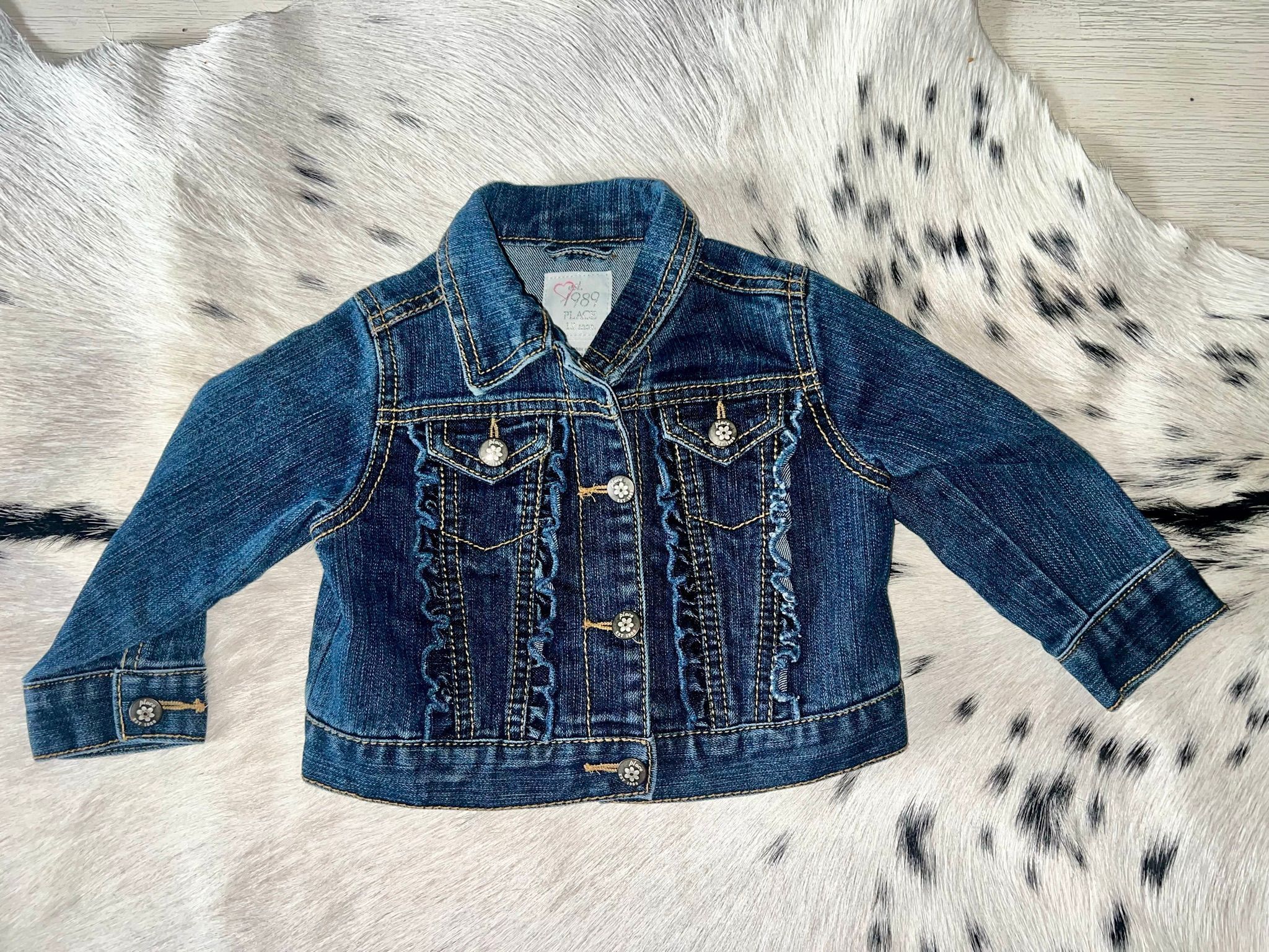 Children's Place 1989 Real Denim Jacket 12m