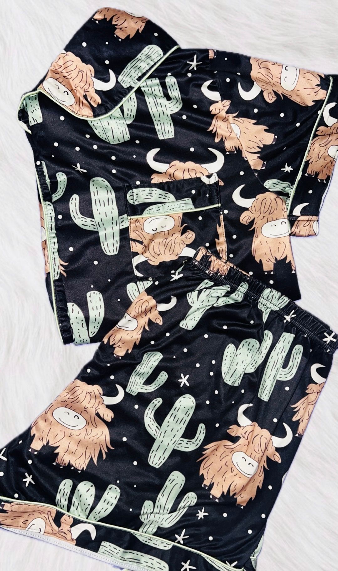 Women’s 2-Piece Western Lounge Wear Pajama Set