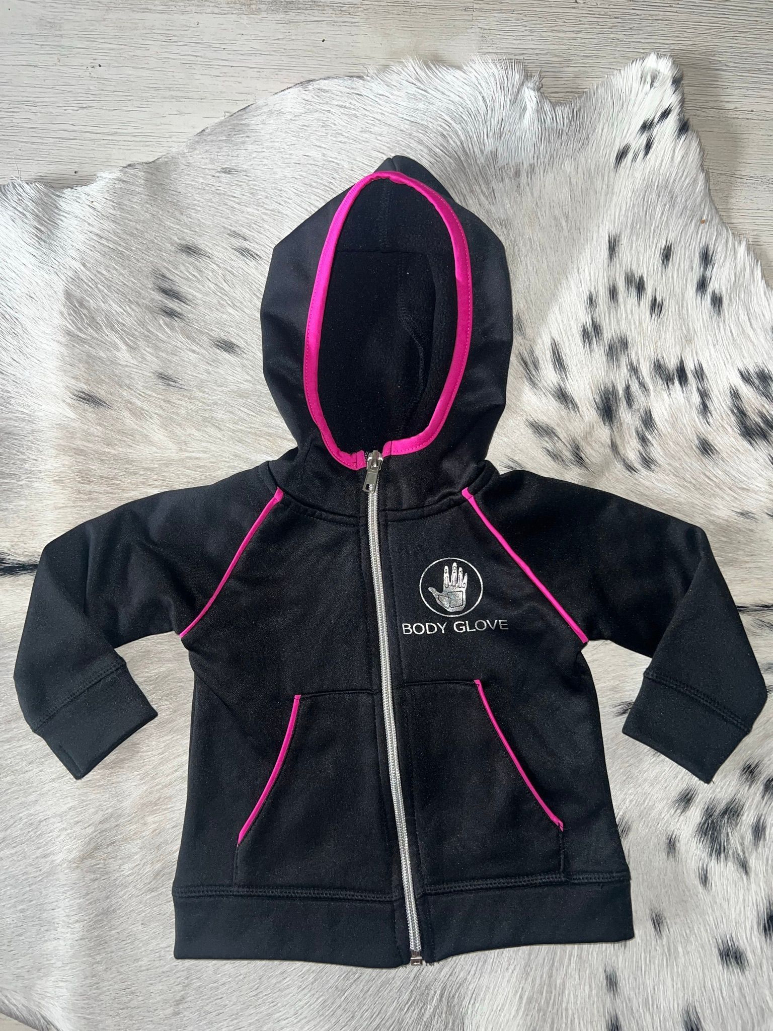 Body Glove Pink-Lined Hoodie 12m
