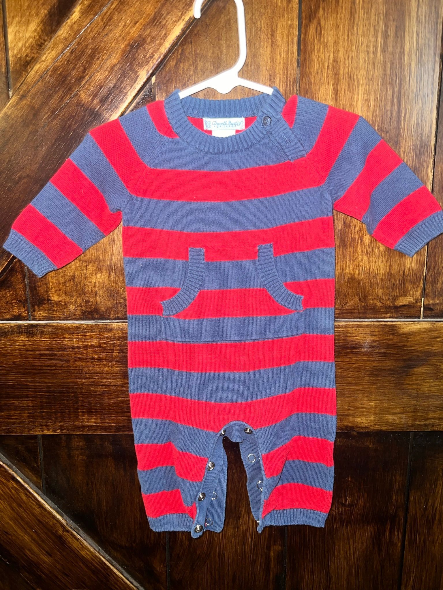 Boys Striped Knit Sweater Outfit 3-6m